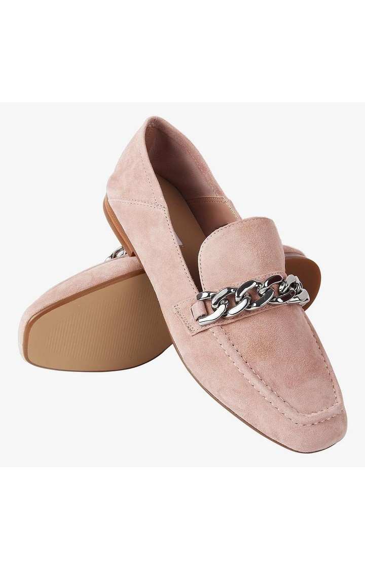 Dayna Pink Closed Flats & Ballerinas