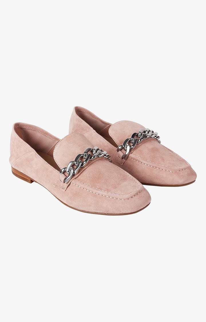 Dayna Pink Closed Flats & Ballerinas