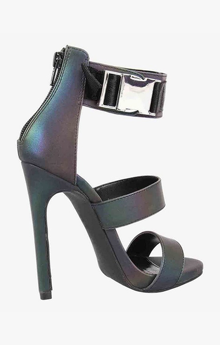 Felice Metallic Heel Sandals