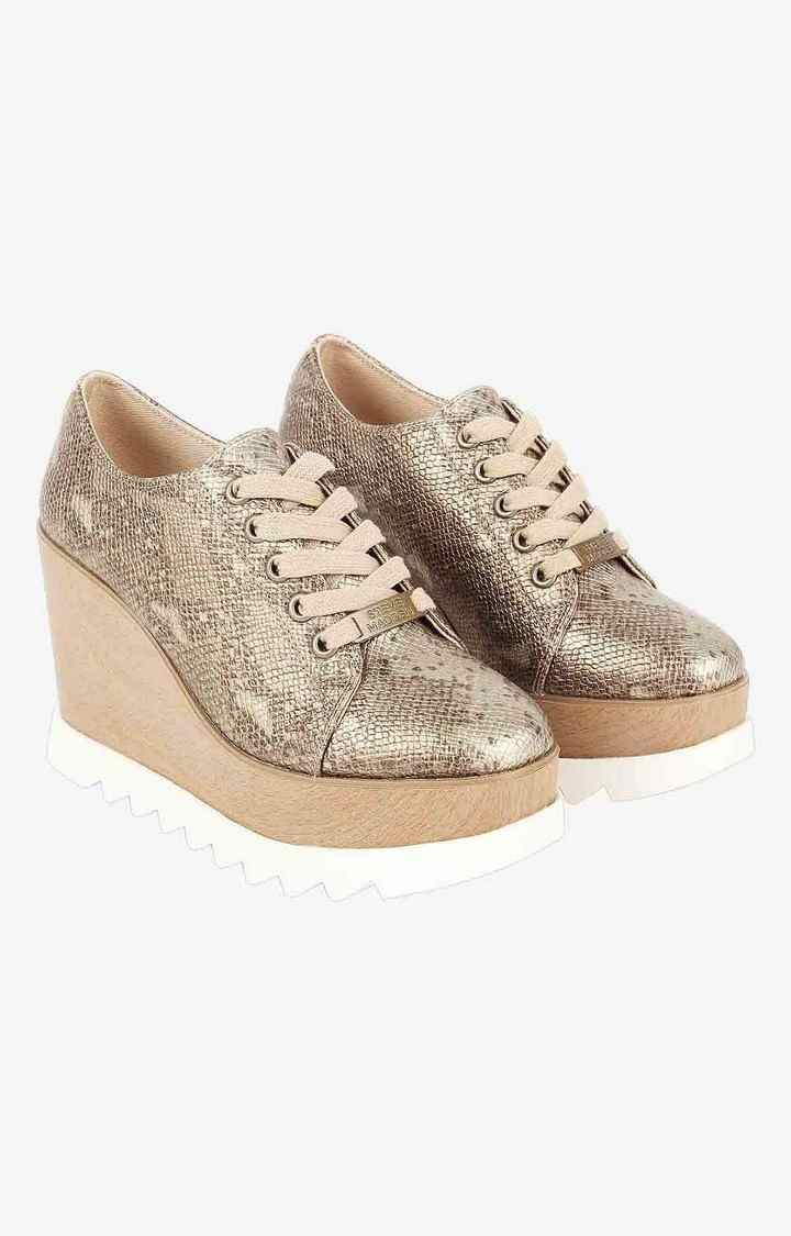 Upscale Gold Sneakers