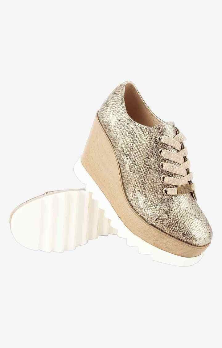 Upscale Gold Sneakers