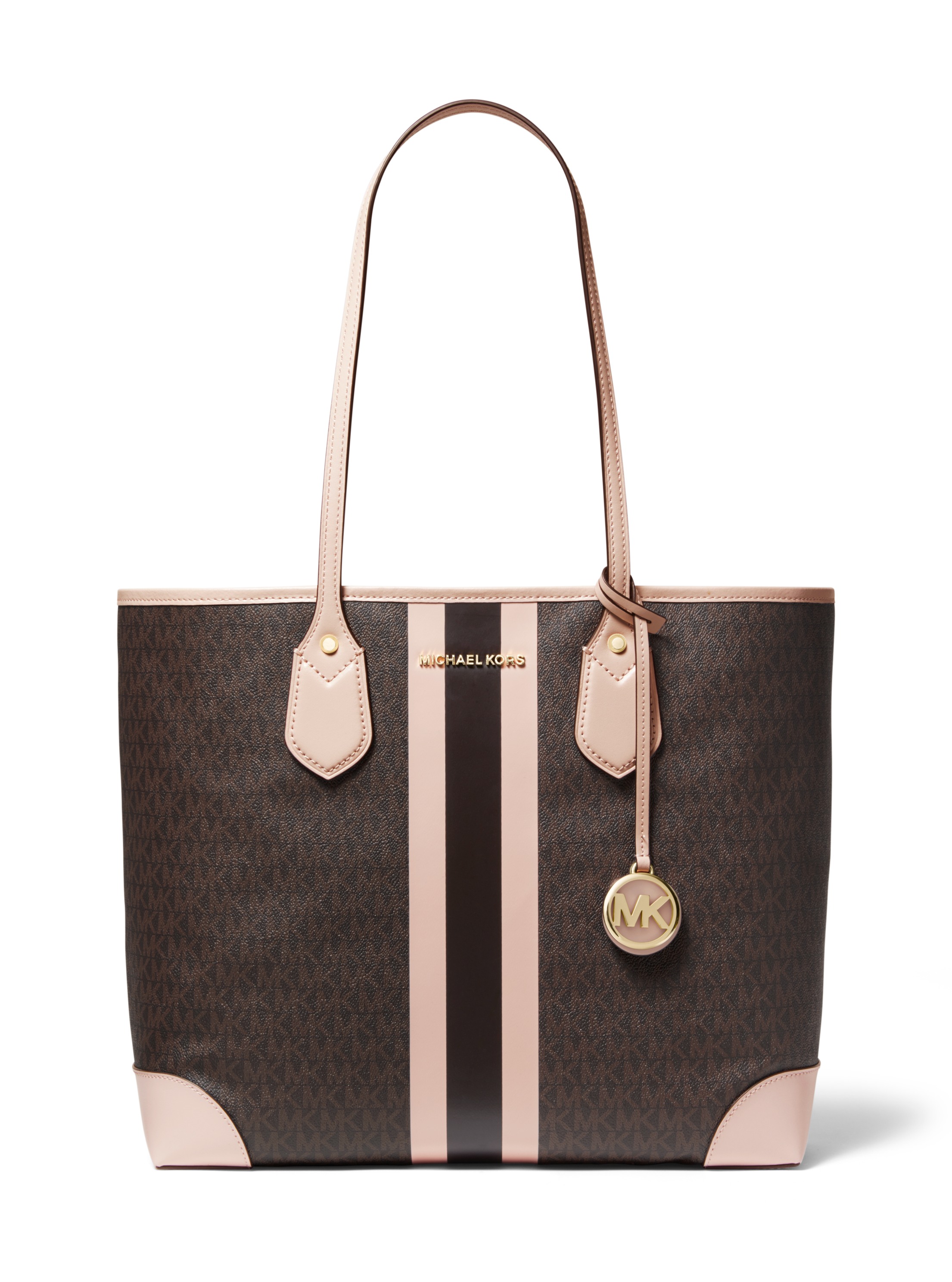 Michael Kors Women BRN/SFTPINK LG TOTE