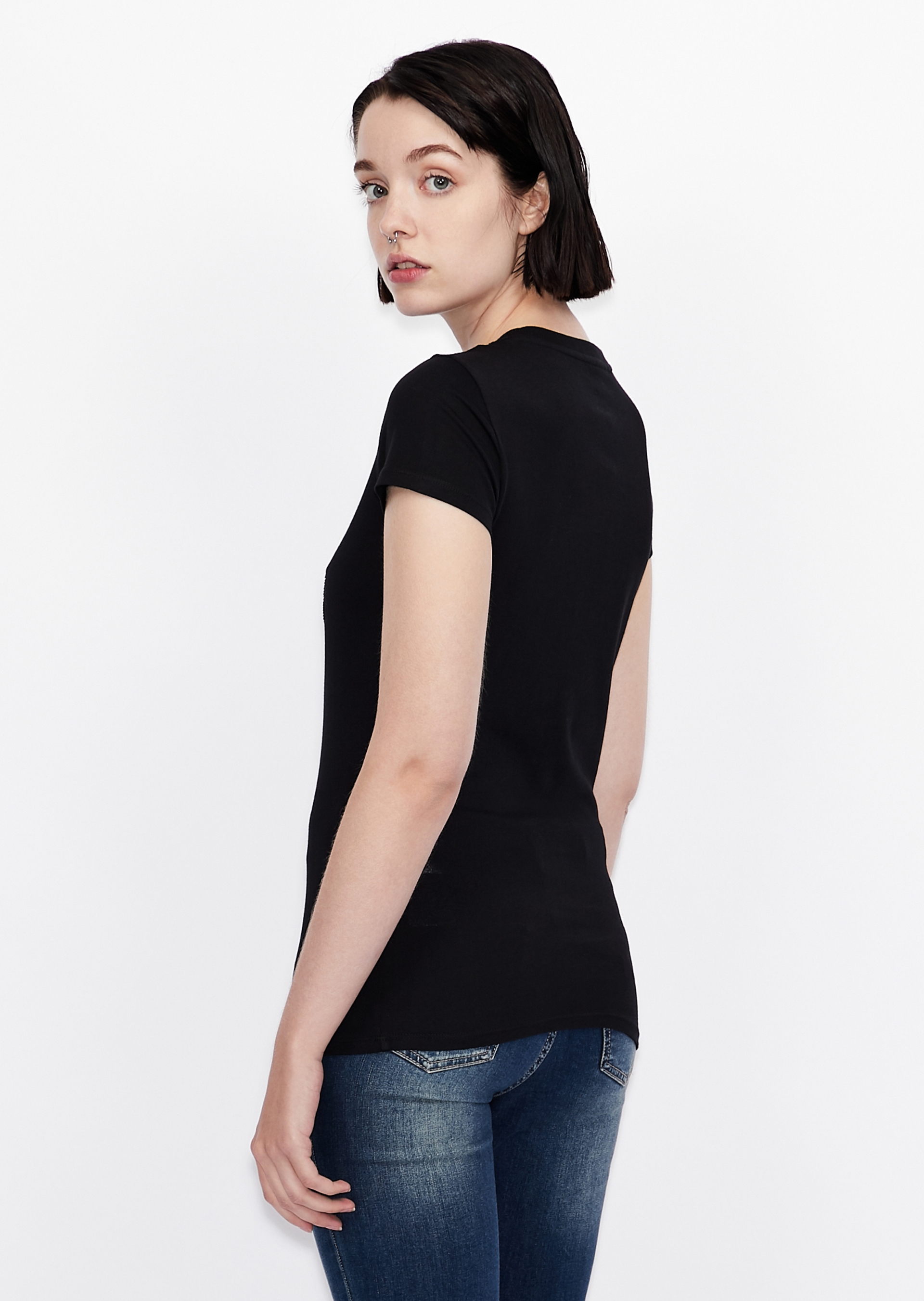 Essential Slim Black Tshirt