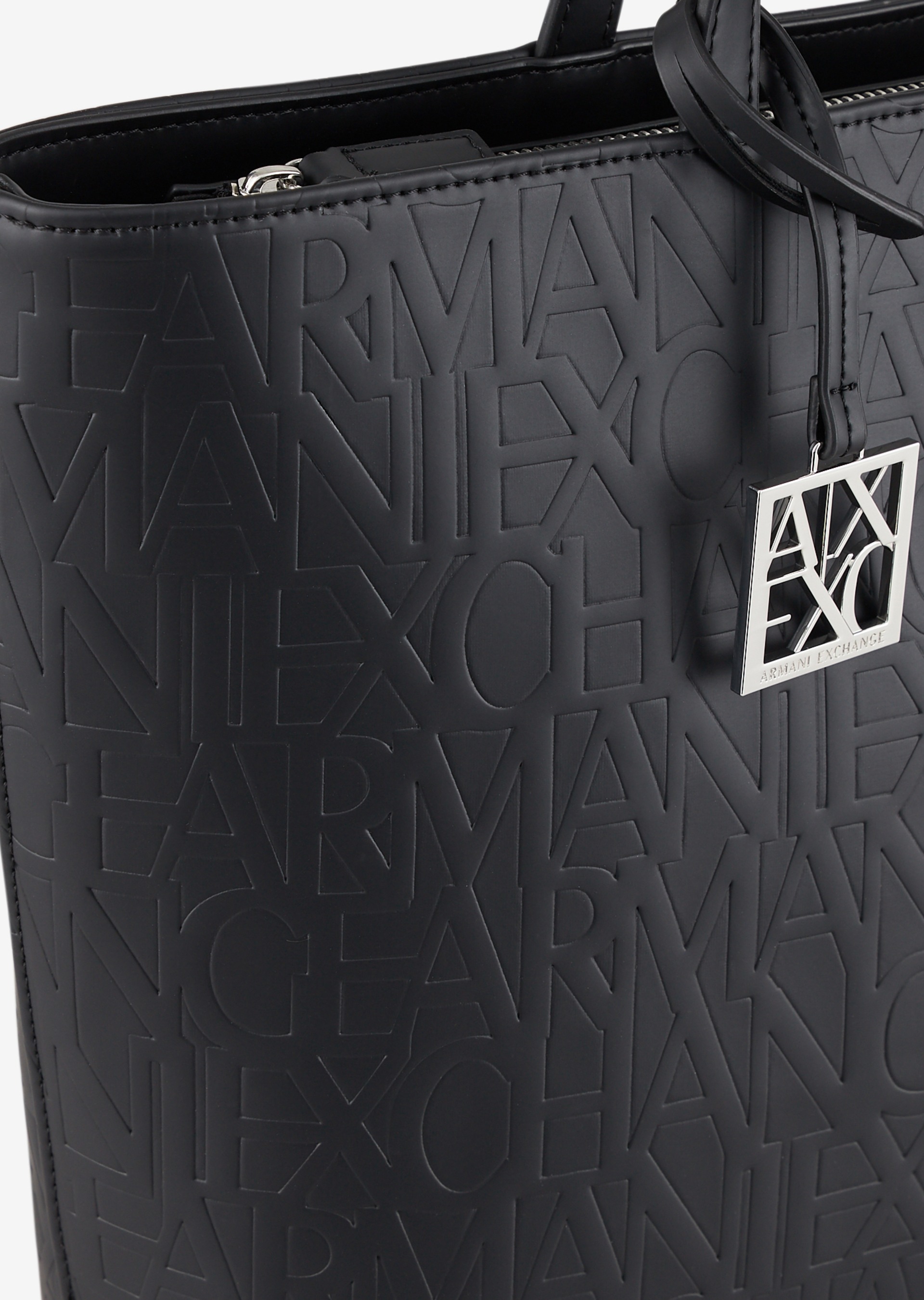 Armani exchange store black tote bag
