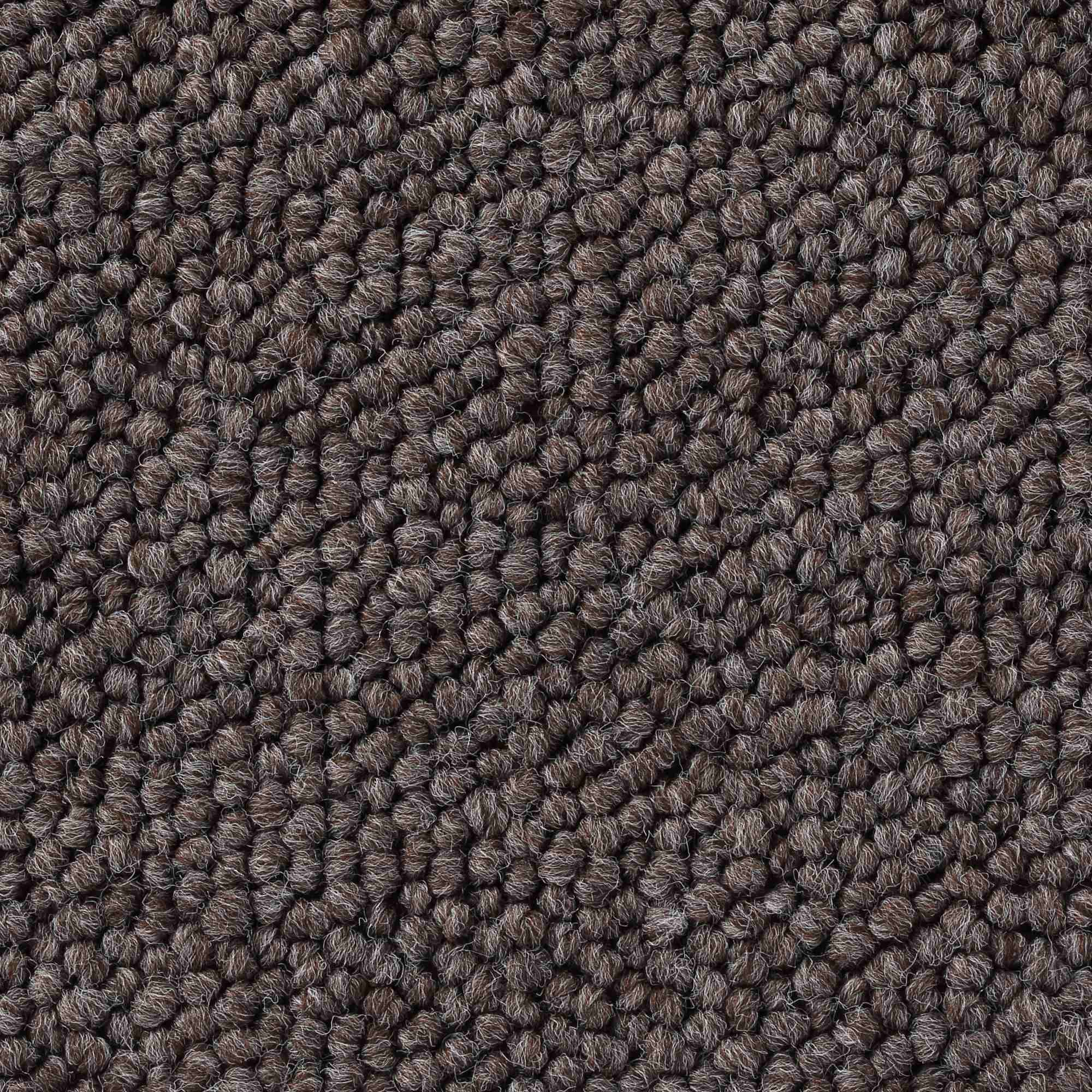 RECYCLED BOTTLES POLYESTERLOOP PILE RUG BROWN