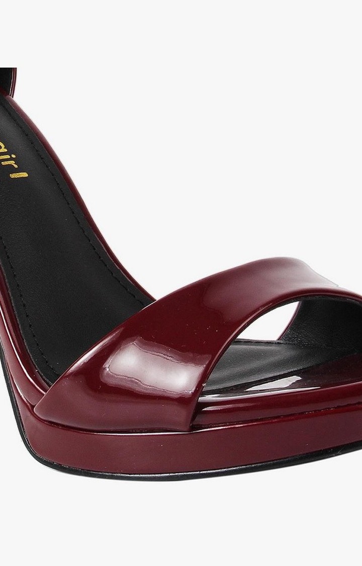 Flashyy Blue Heel Sandals