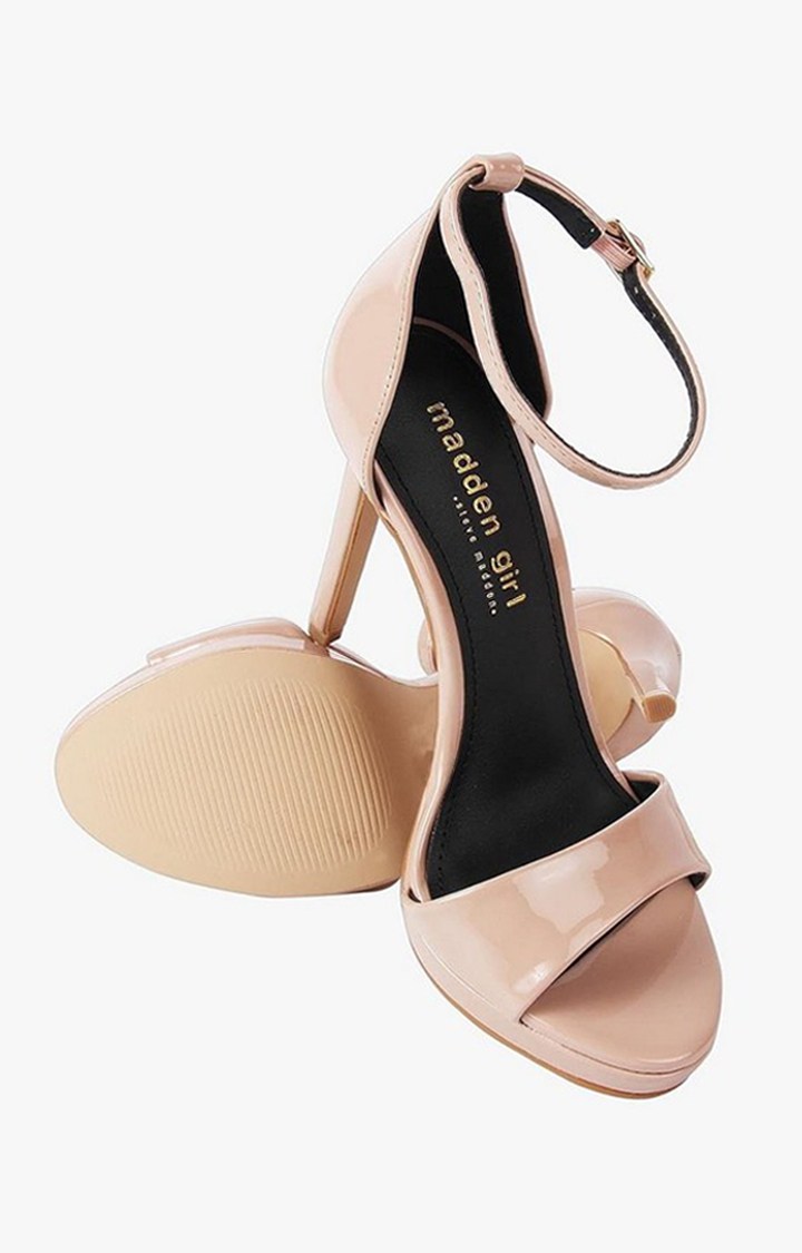 Flashyy Brown Heel Sandals