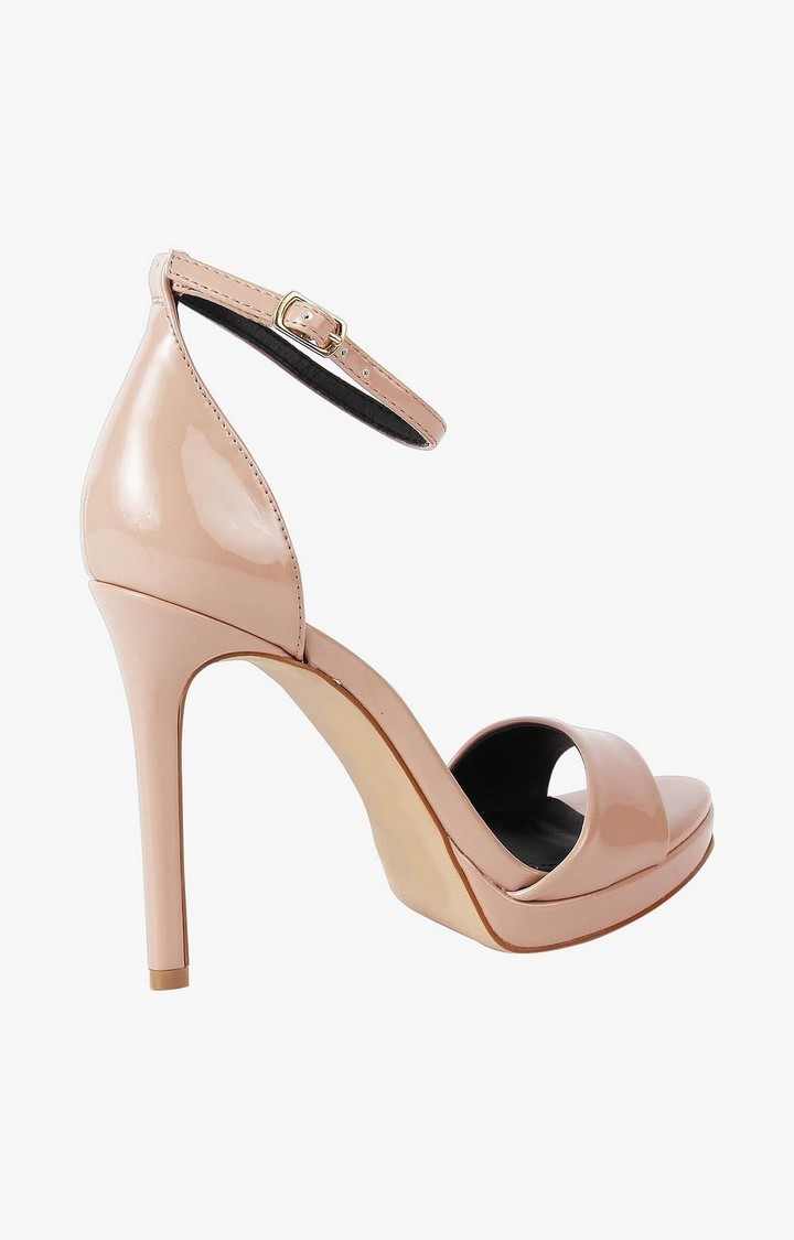 Flashyy Brown Heel Sandals