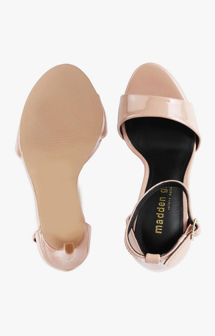 Flashyy Brown Heel Sandals