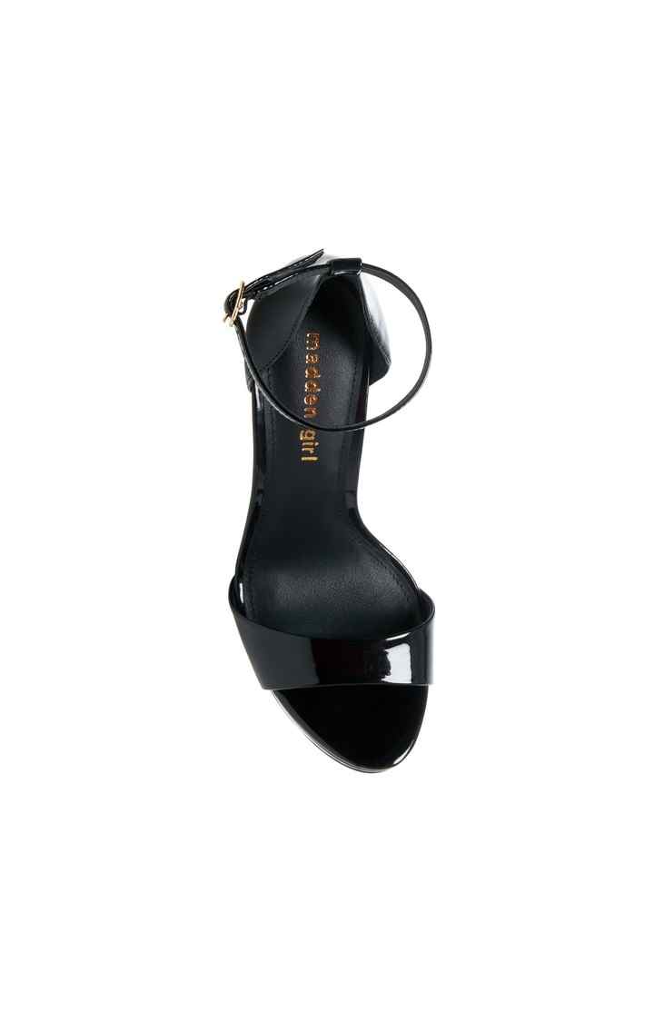 Flashyy Black Heel Sandals