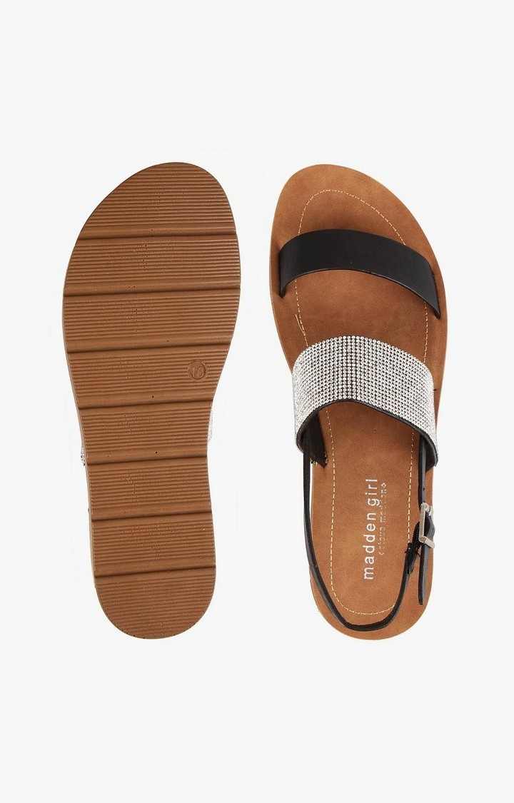 Poppy Black Flats