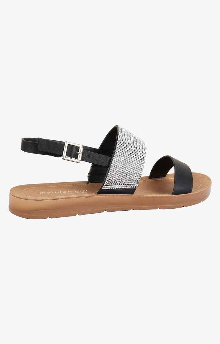 Poppy Black Flats