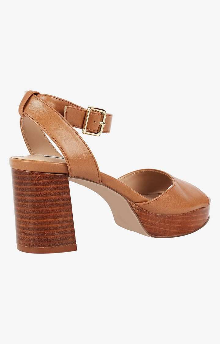Haven Red Heel Sandals