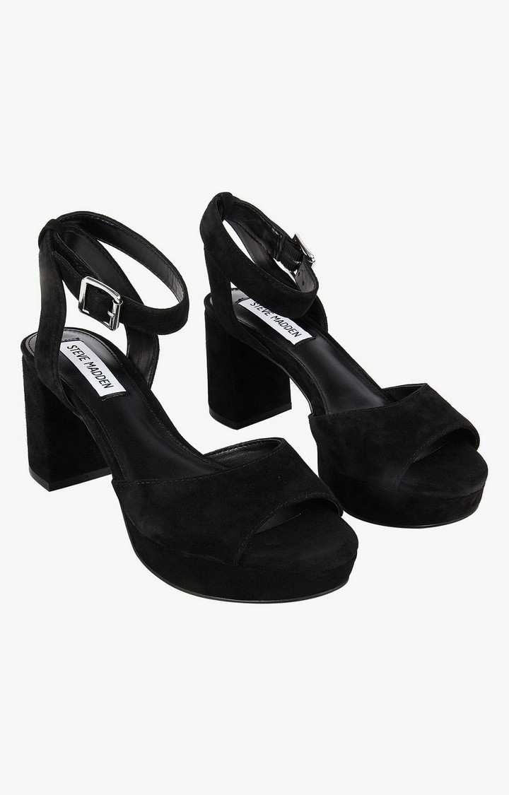 Haven Black Heel Sandals