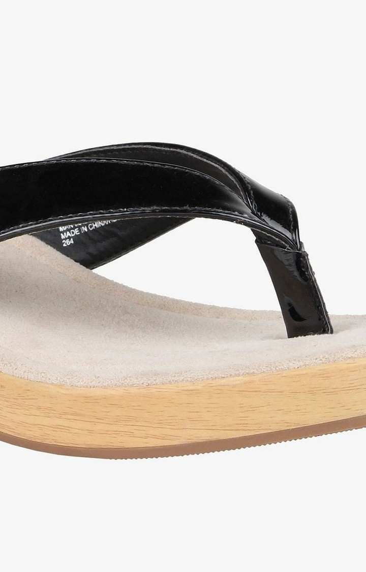 Saassy Black Heel Sandals