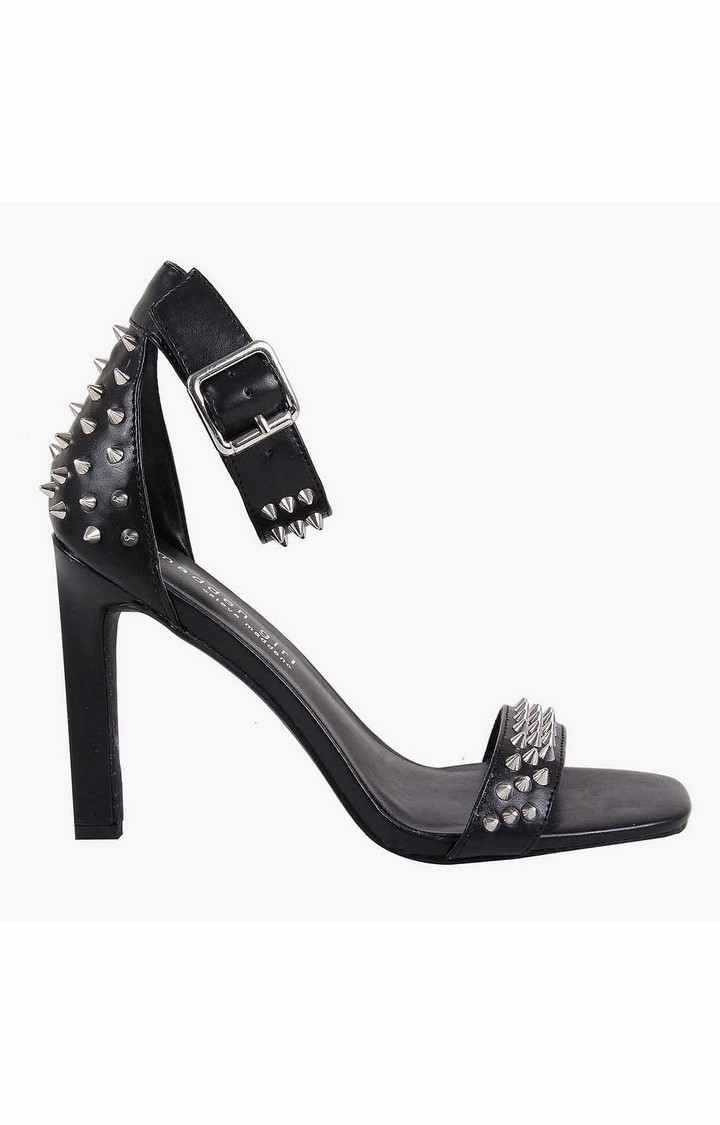 Ara-S Black Heel Sandals