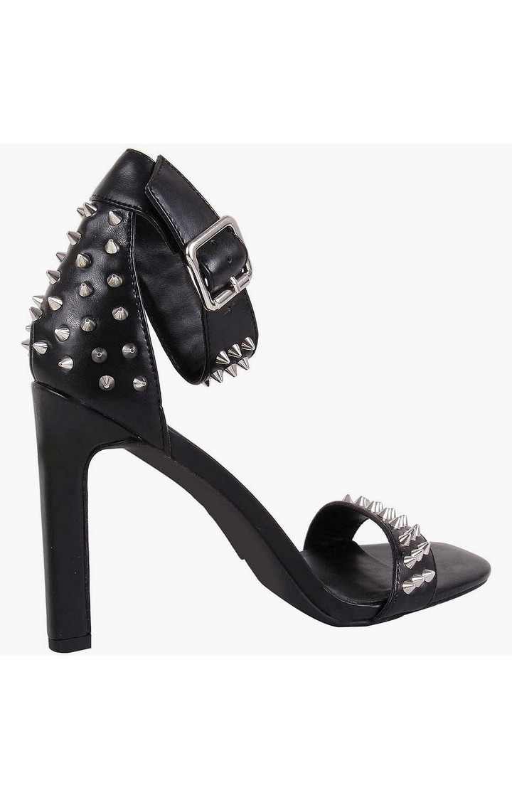 Ara-S Black Heel Sandals