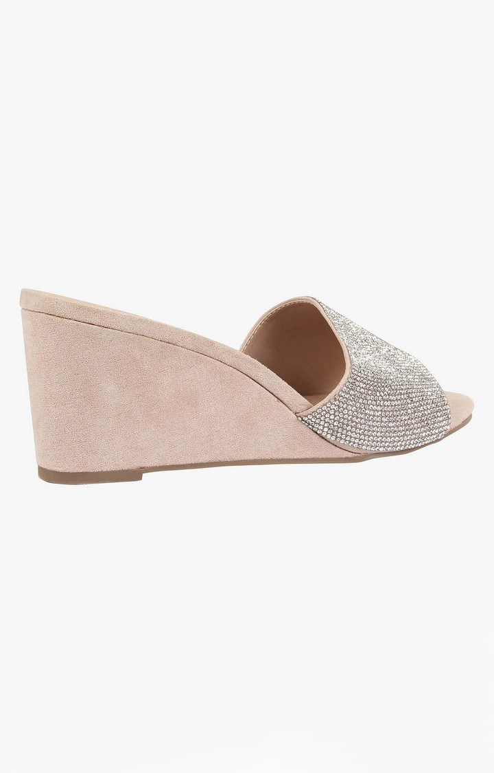 Kara Beige Heel Sandals