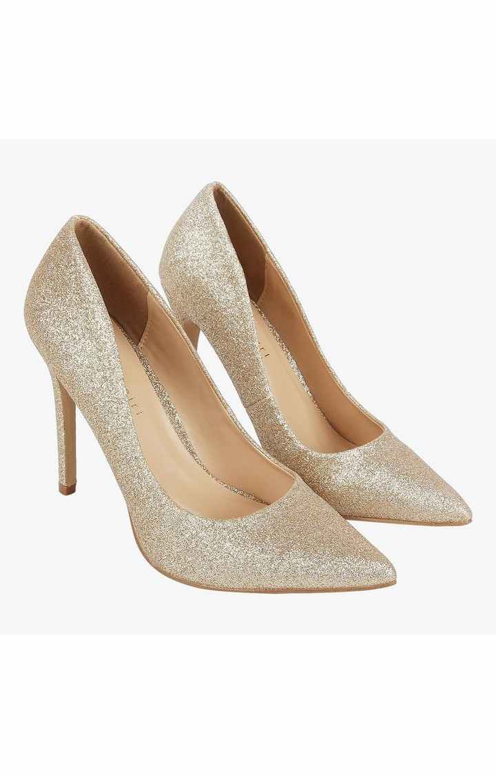 Cady Gold Pumps