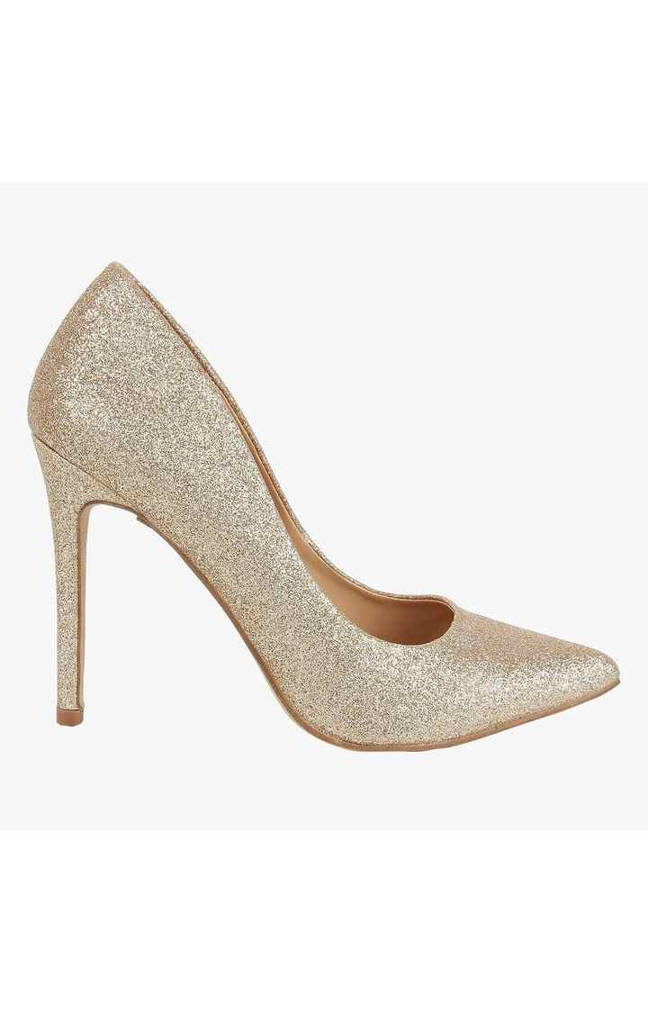 Cady Gold Pumps