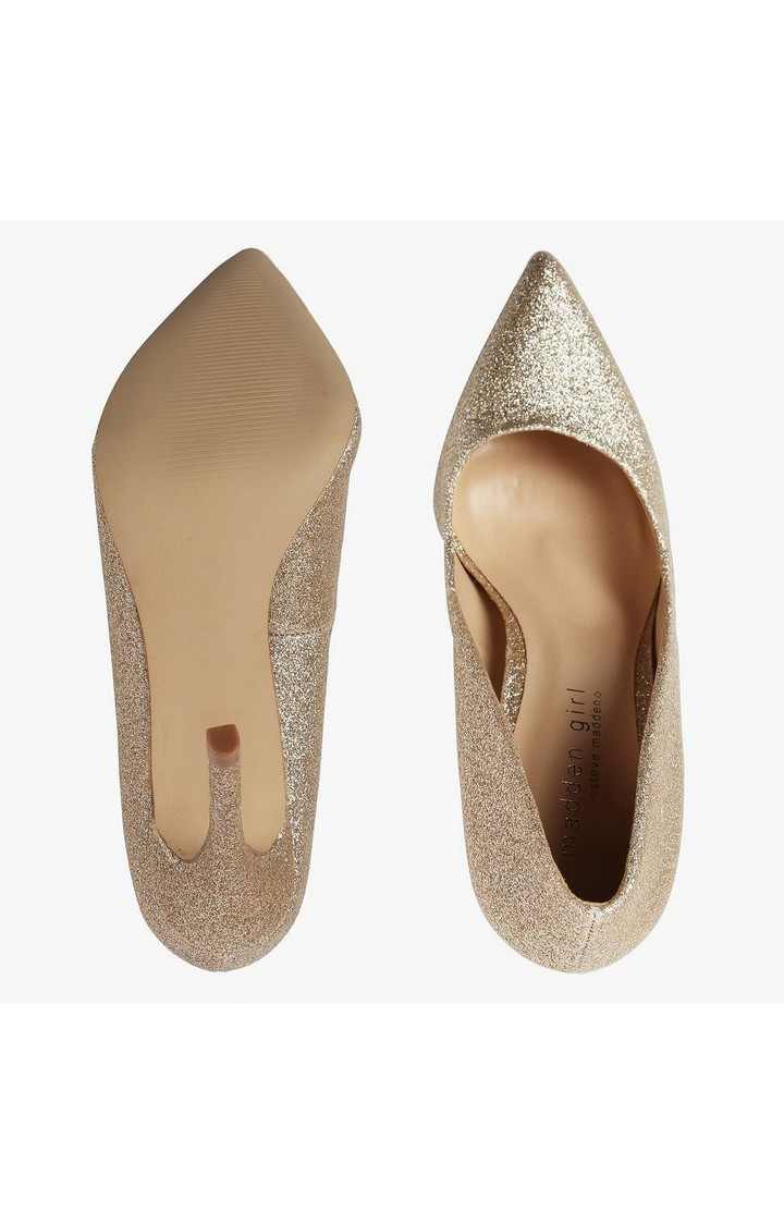 Cady Gold Pumps