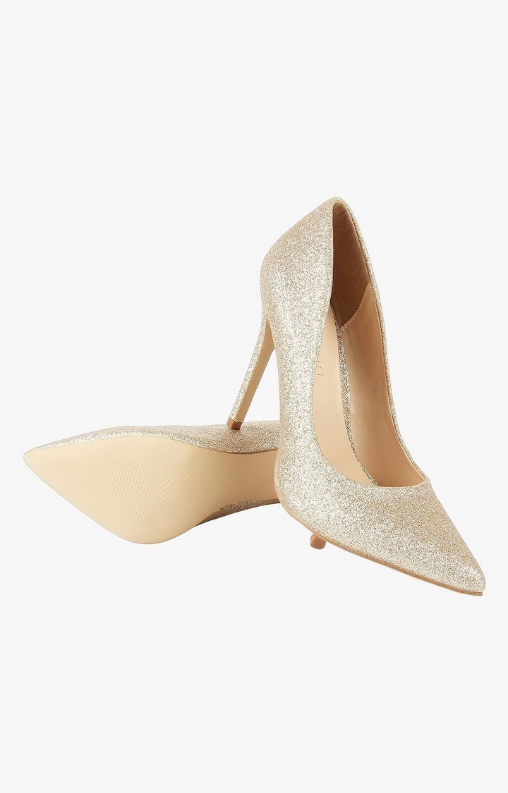 Cady Gold Pumps