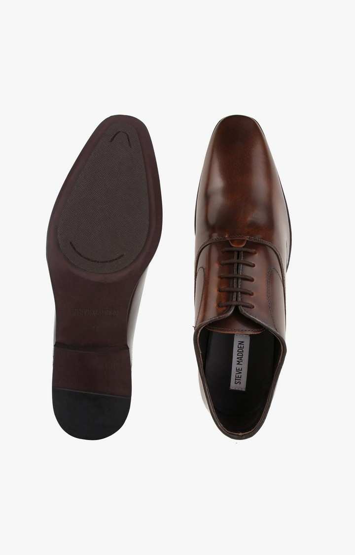 Sm-1002 Brown Tie-Ups & Dress Loafers