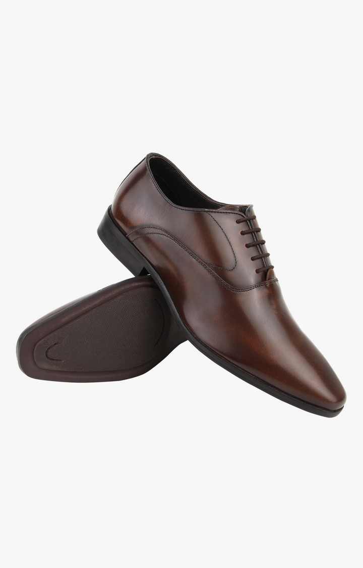 Sm-1002 Brown Tie-Ups & Dress Loafers