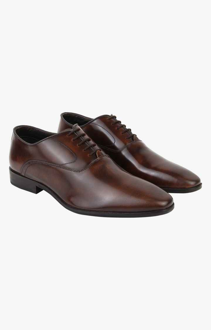 Sm-1002 Brown Tie-Ups & Dress Loafers