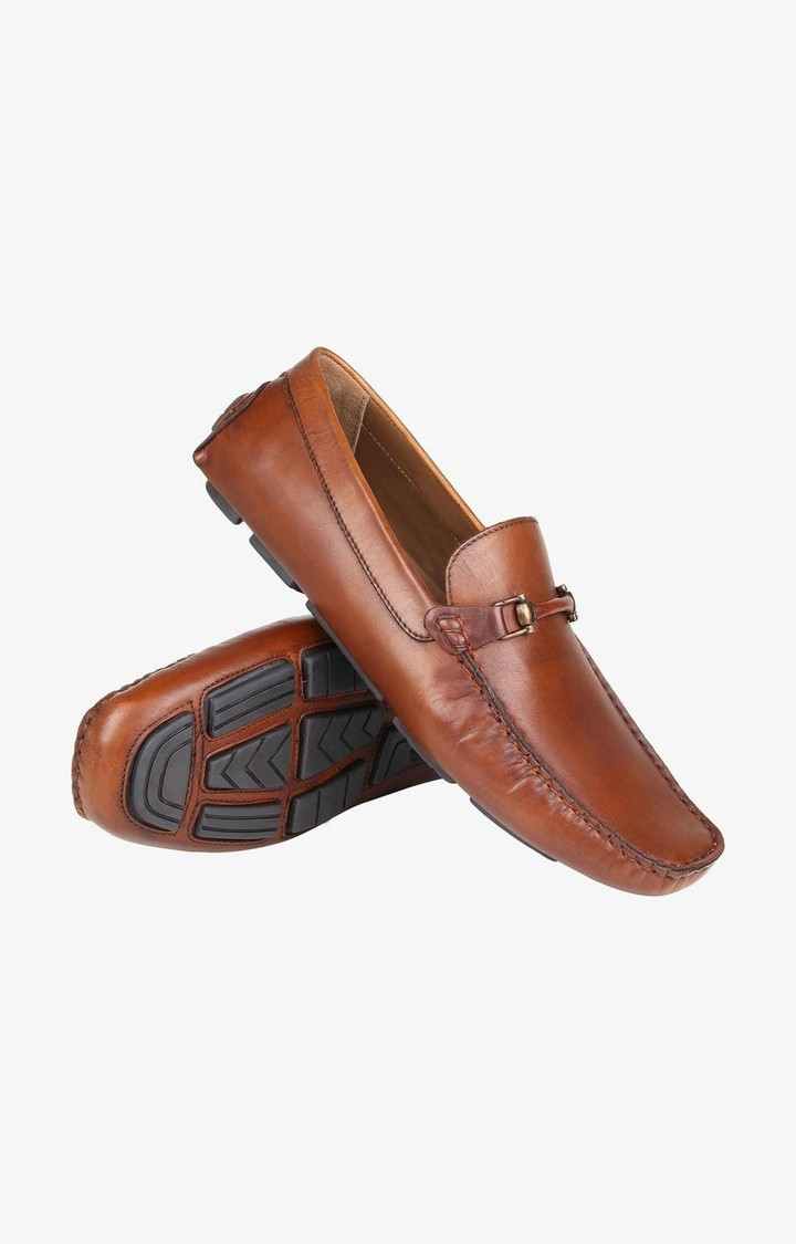 Sm-1107 Brown Driver Loafers