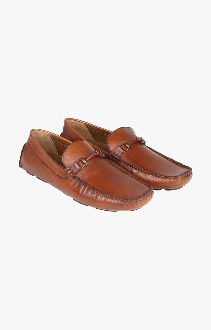 Sm-1107 Brown Driver Loafers