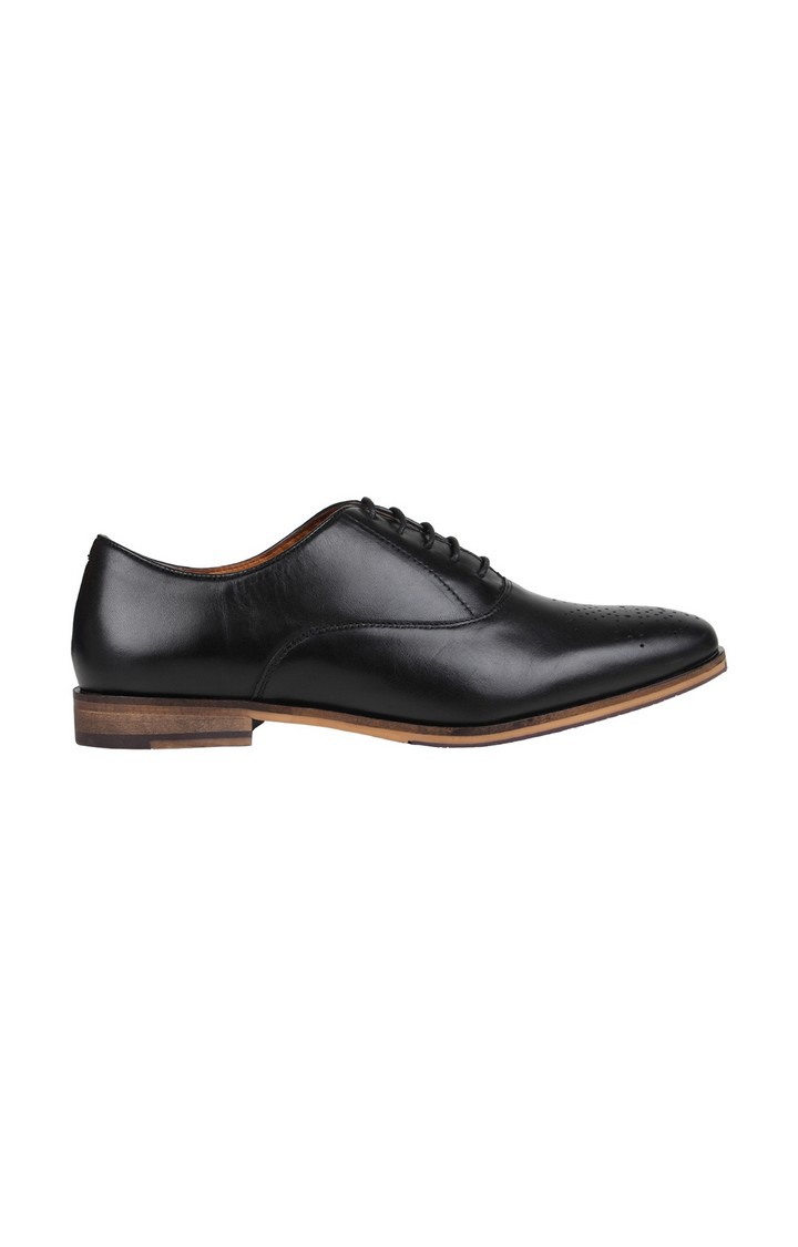 Sm-1113 Black Tie-Ups & Dress Loafers