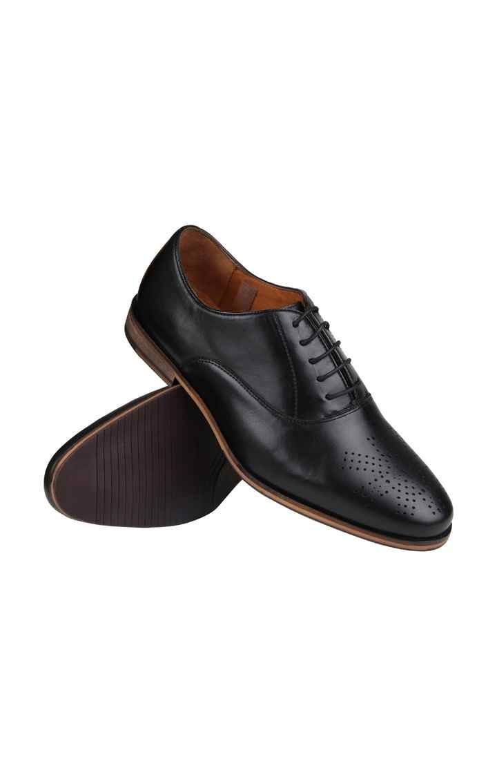Sm-1113 Black Tie-Ups & Dress Loafers