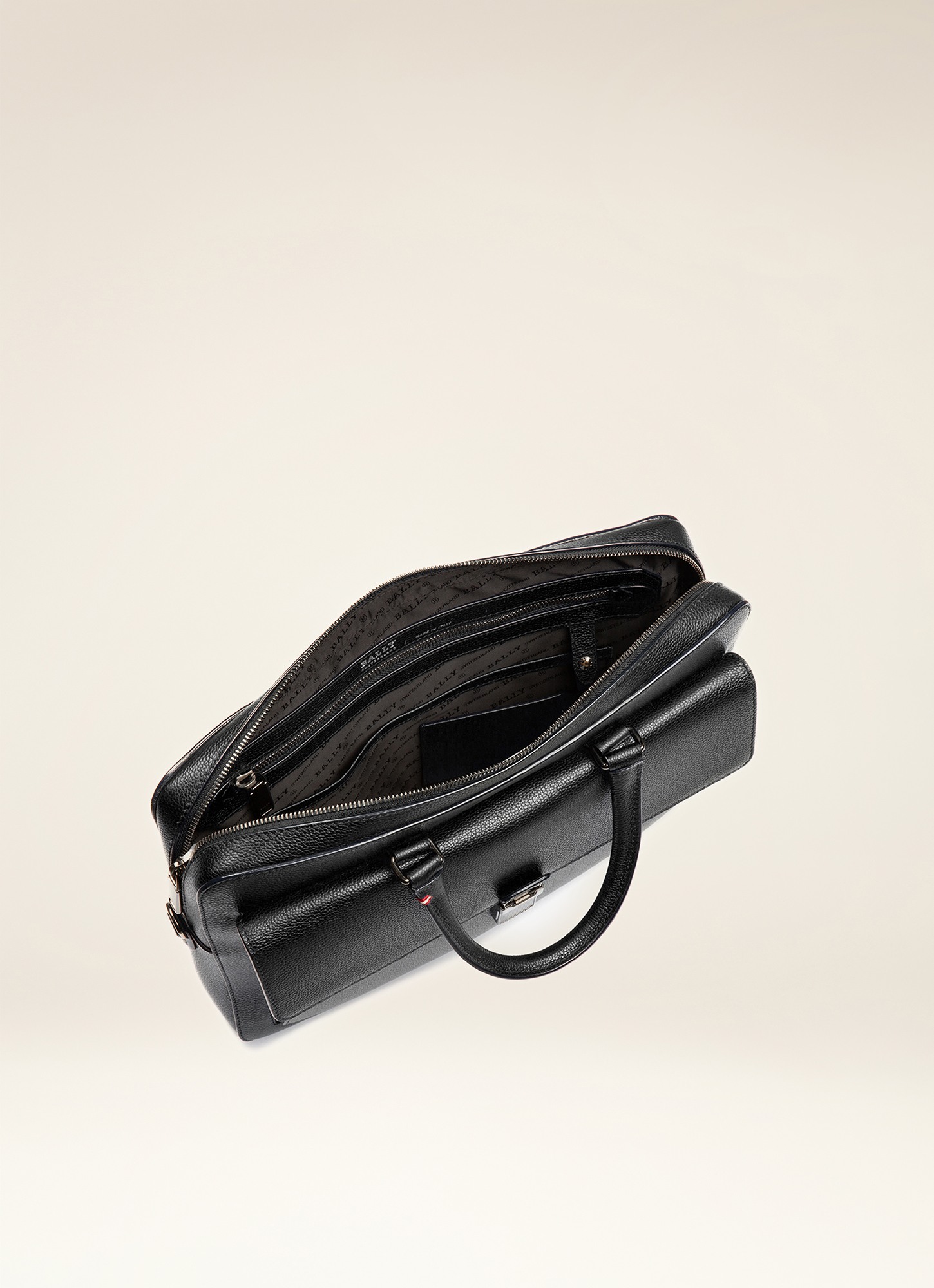 Gherman Black Leather Business Bag