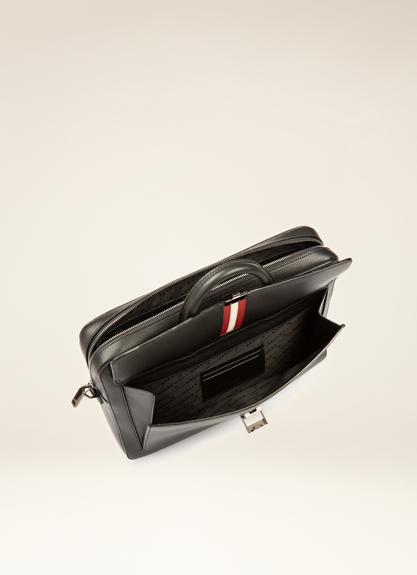 Gherman Black Leather Business Bag