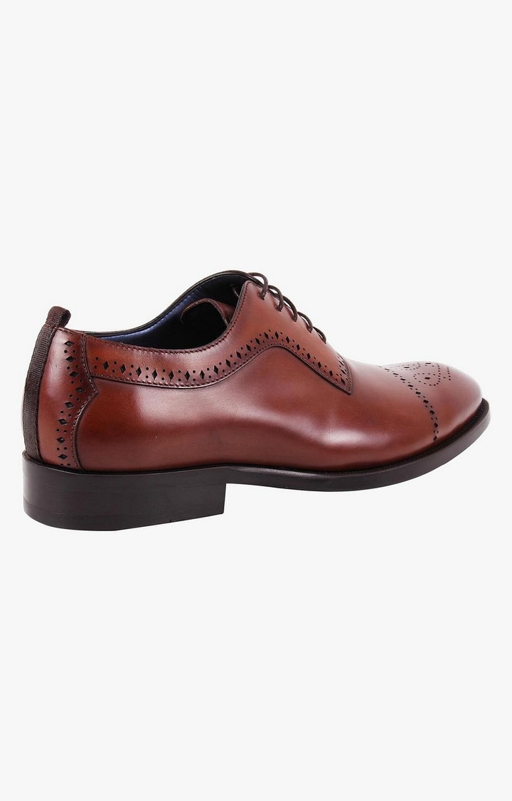Cerraa Brown Tie-Ups & Dress Loafers