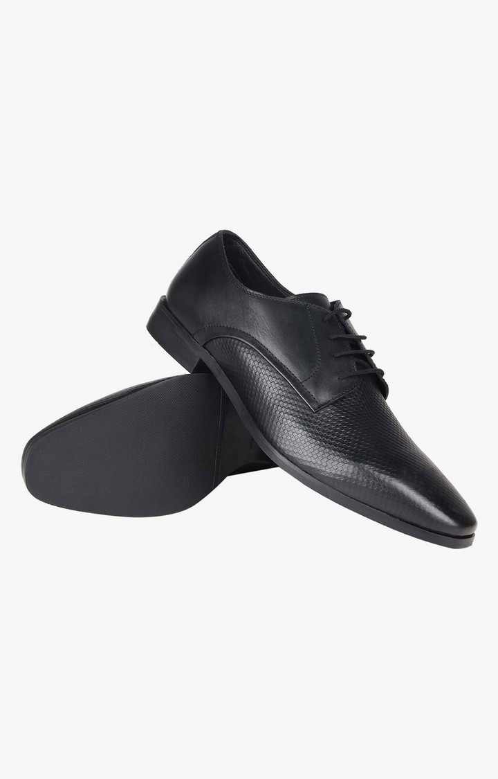 Sm-1116 Black Tie-Ups & Dress Loafers