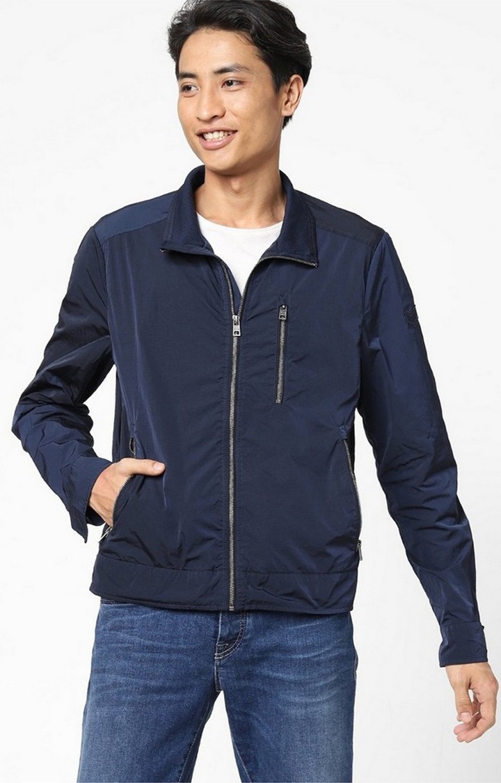 GAS | Harker Navy Slim Fit Jacket