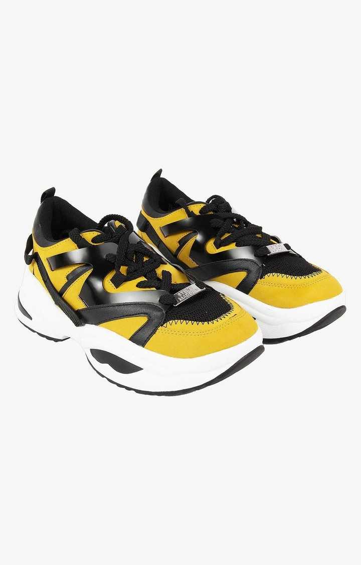 Fay Yellow Sneakers