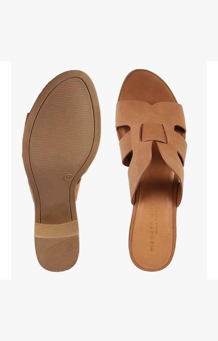 Damita Brown Heel Sandals