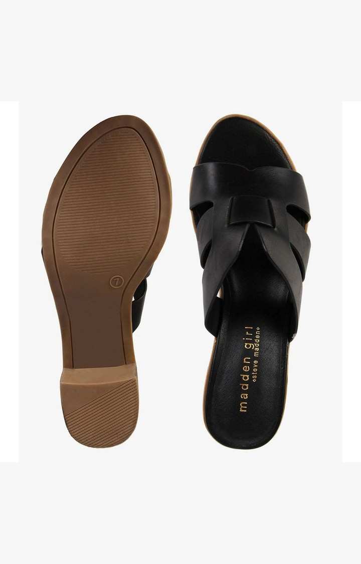 Damita Black Heel Sandals