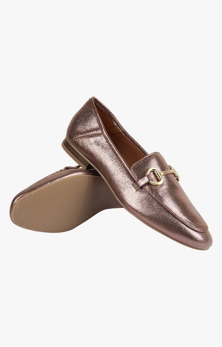 Jadie Metallic Closed Flats & Ballerinas