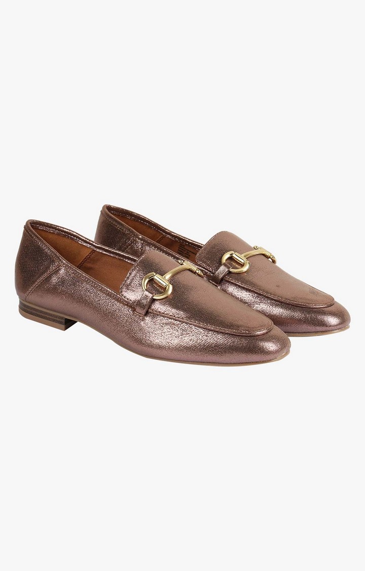 Jadie Metallic Closed Flats & Ballerinas