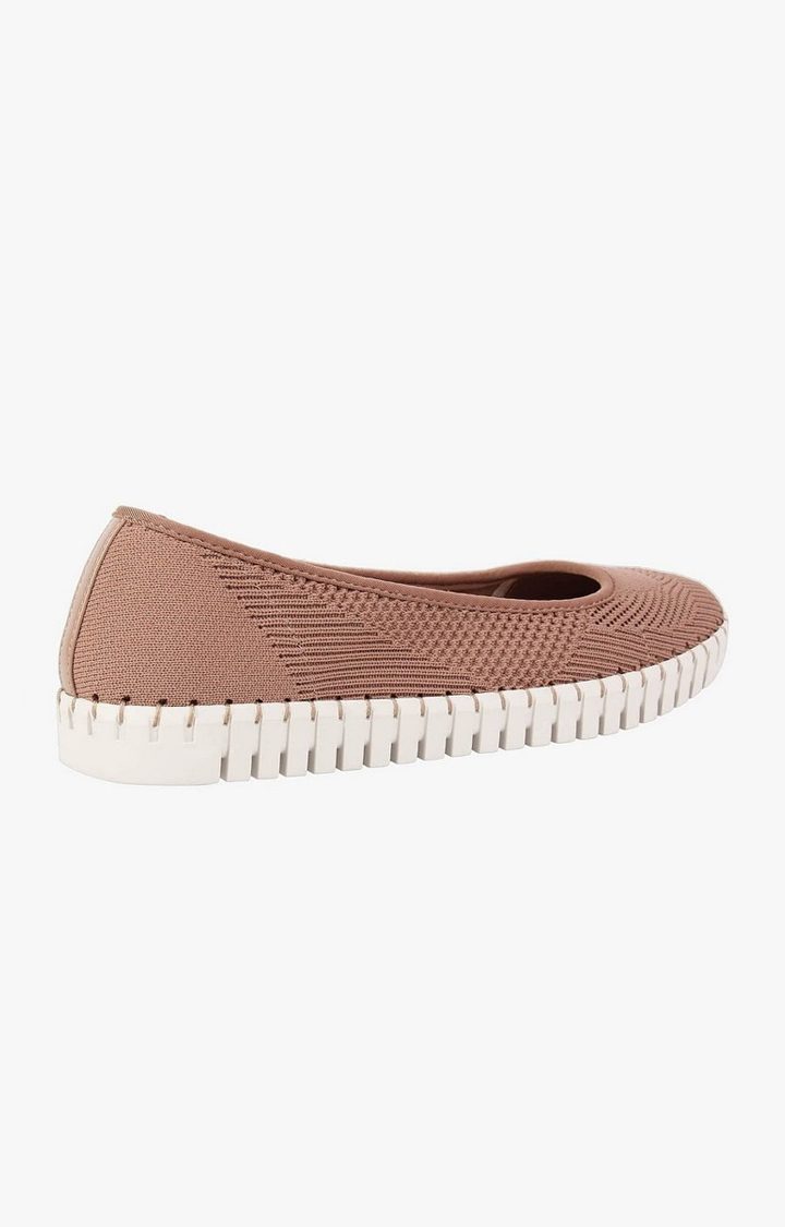 Nc-Sista Pink Closed Flats & Ballerinas