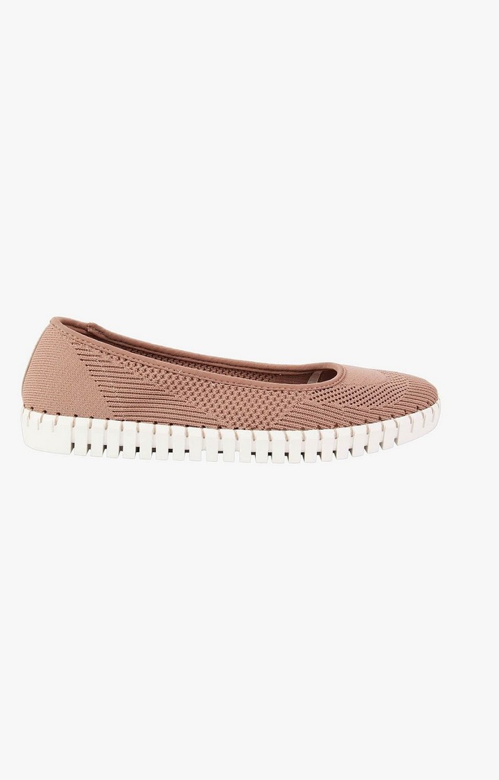 Nc-Sista Pink Closed Flats & Ballerinas