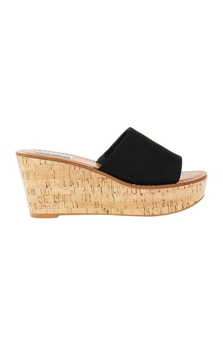 Myrtle Black Wedges
