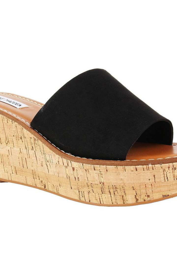 Myrtle Black Wedges