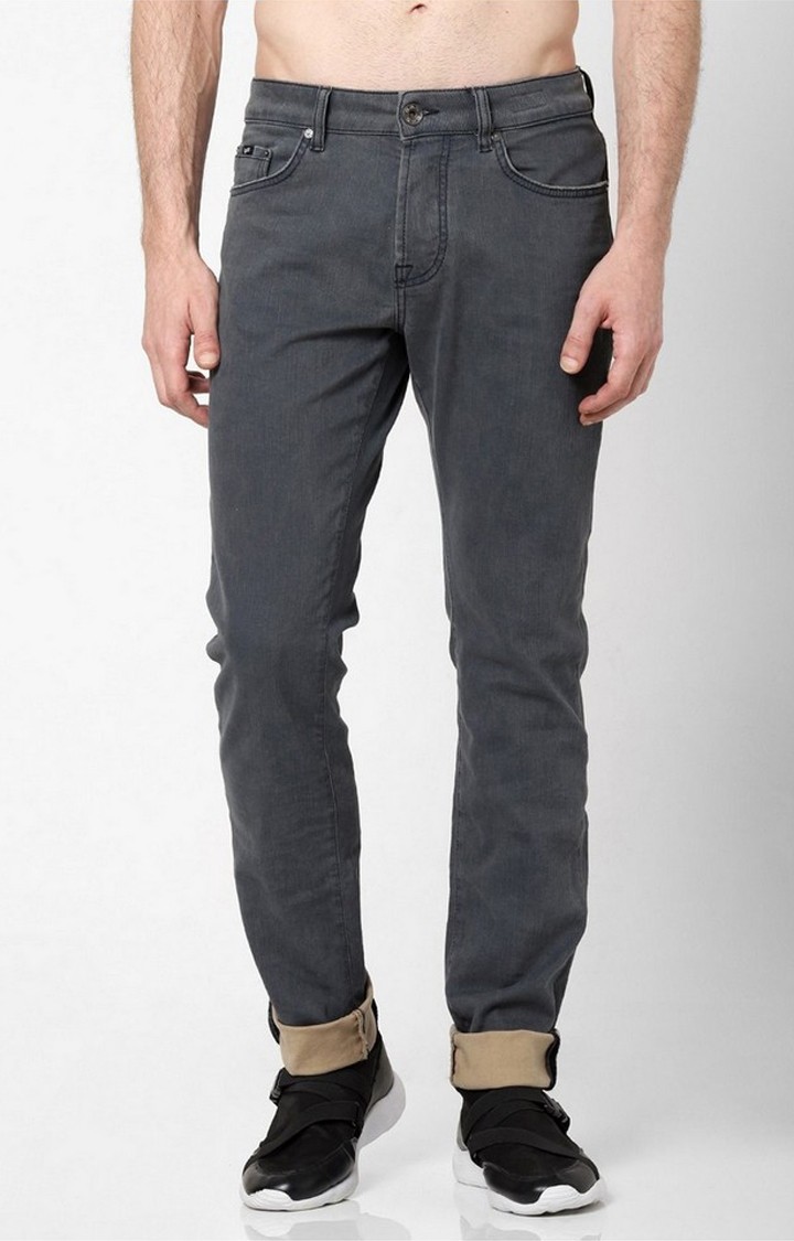 Men's Norton Carrot Fit Navy Blue Jeans