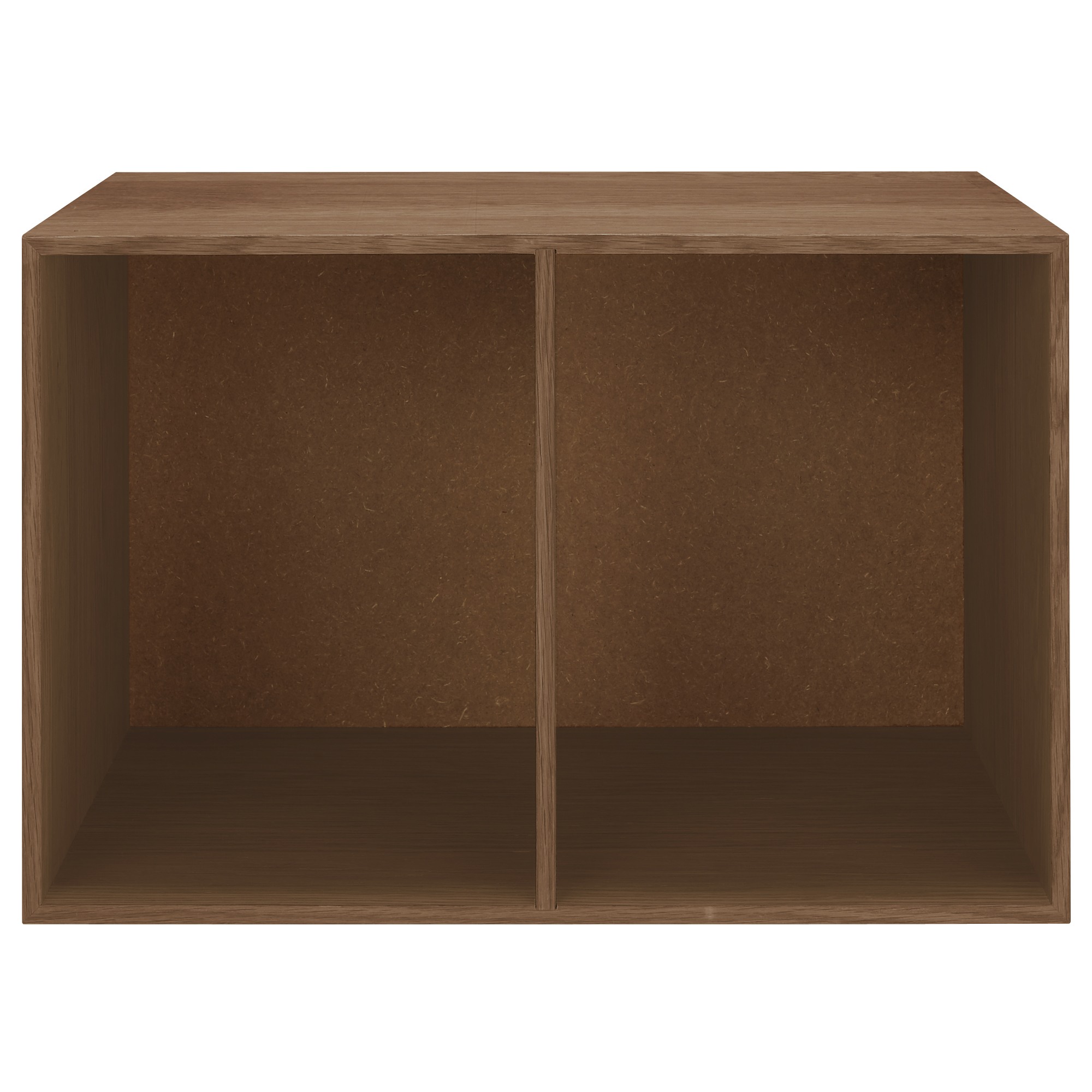 MUJI | WOODEN STORAGE CASE / OPEN / WIDE / WALNUT