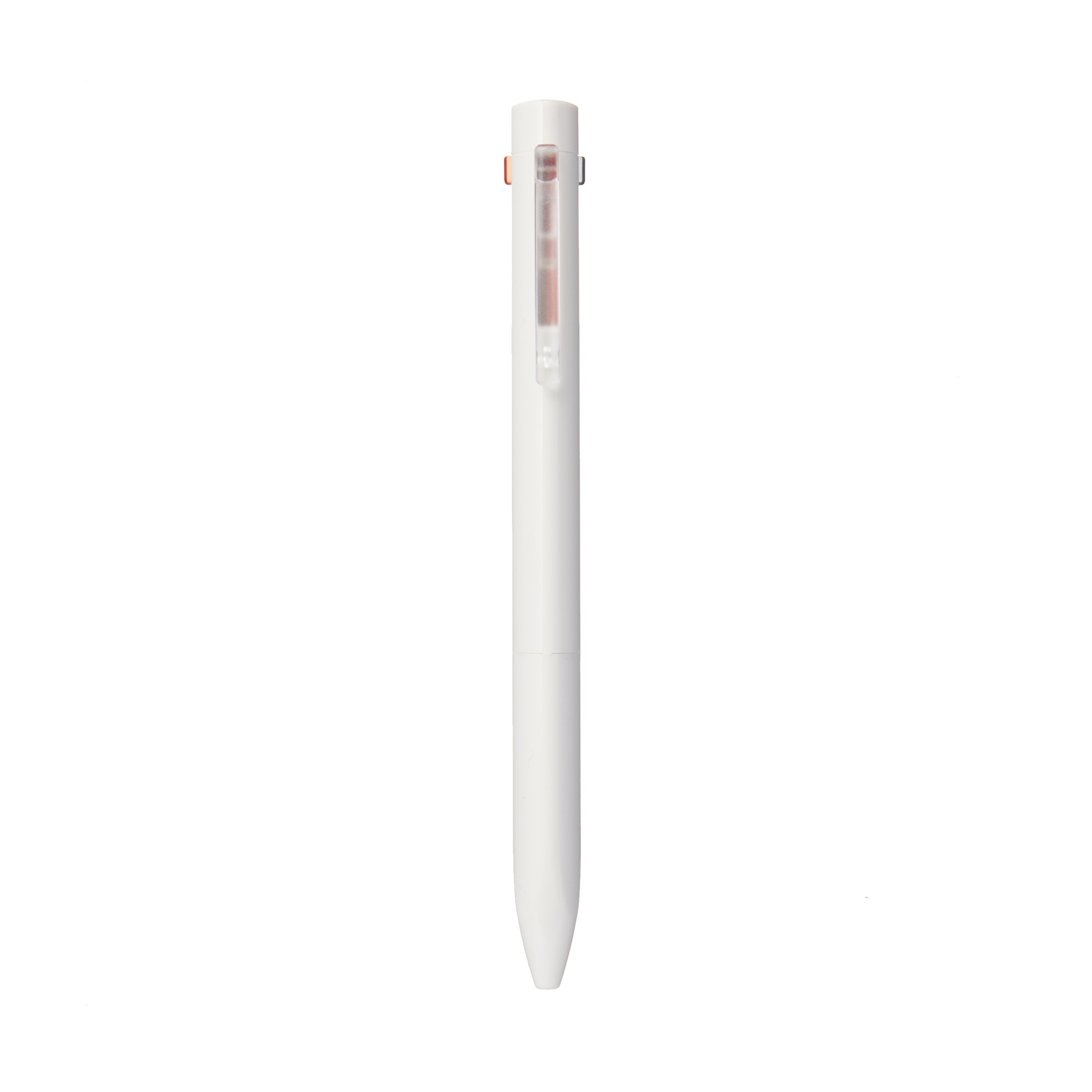 MUJI | TRIANGULAR 2 COLOUR BALLPOINT PEN WITH MECHANICAL PENCIL/WH.